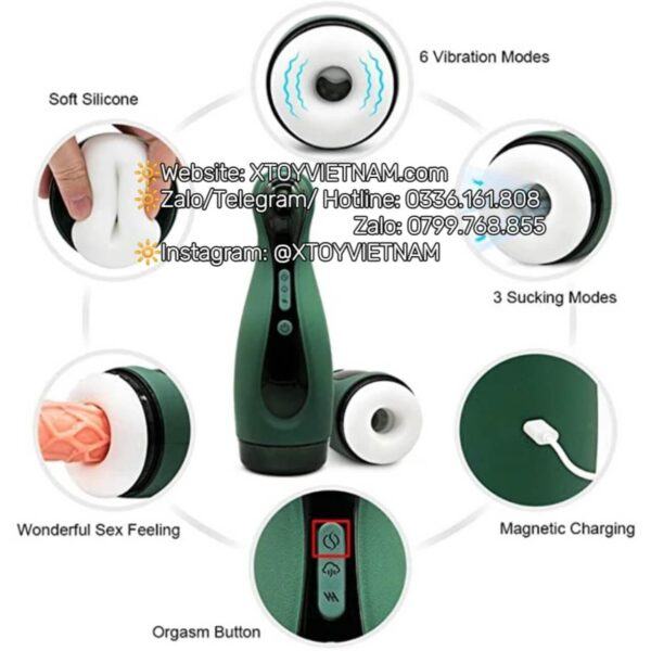 [MÃ 009] ÂM ĐẠO UNIMAT BÚ MÚT THỤT TỰ ĐỘNG - Ảnh 2