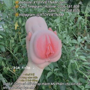 Alternative view of [MÃ 011] MÔNG SILICONE CẦM TAY CHƠI 2 LỖ