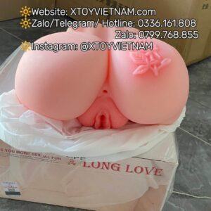 Alternative view of [MÃ 012] MÔNG NGUYÊN KHỐI SILICONE ÚP CHƠI 2 LỖ NẶNG 3KG