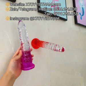 Alternative view of [Mã 051] Dương vật Silicone Phối Màu Trơn