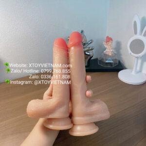 [Mã 050] Dương Vật Silicone Da