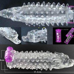 Alternative view of [MÃ 106] BAO ĐÔN SILICONE ĐẦU RỒNG CÓ RUNG