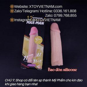 Alternative view of [MÃ 120] BAO ĐÔN SILICONE MÀU DA