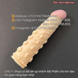 [MÃ 121] BAO ĐÔN SILICONE MÀU DA