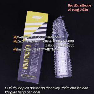 Alternative view of [MÃ 284] BAO ĐÔN SILICONE CÓ RUNG Ở ĐẦU