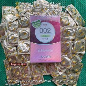 [MÃ 148] BAO CAO SU SIÊU MỎNG 002 HỘP 100 CÁI