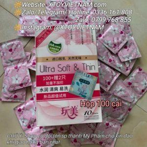 [MÃ 149] BAO CAO SU CÔ GÁI HOA LY HỘP 100 CÁI