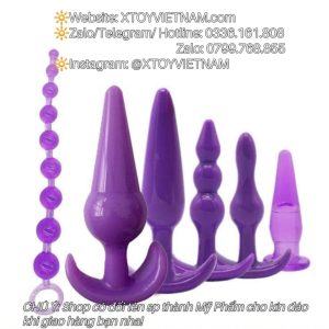 [ MÃ 228] COMBO 6 CÁI PUG HẬU MÔN CHẤT LIỆU SILICONE