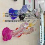 [ Mã 197] Dương Vật Silicone Cong Phối Màu Có Bìu