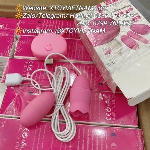 Alternative view of [MÃ 216] TRỨNG RUNG TAI THỎ KÈM LƯỠI LIẾM