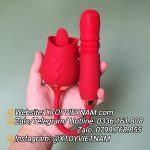 [ MÃ 276] LƯỠI LIẾM HOA HỒNG KÈM DƯƠNG VẬT THỤT XOAY