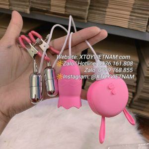 [MÃ 265] KẸP TI RUNG KÈM 2 TRỨNG VÀ LƯỠI LIẾM