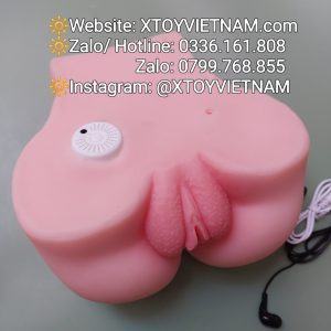 Alternative view of [MÃ 238] MÔNG NGUYÊN KHỐI SILICONE ÚP RUNG RÊN CHƠI 2 LỖ NẶNG 3.5KG