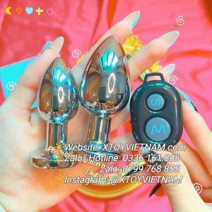 Alternative view of [MÃ 310] PHÍCH CẮM HẬU MÔN INOX CÓ RUNG ĐIỀU KHIỂN TỪ XA