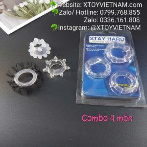 Alternative view of [Mã 353] Combo 4 Món ( Set Vòng Đeo + Vòng 2 Tầng + 1 Vòng Lông Ngựa