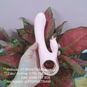 Alternative view of [Mã 365] Dương Vật Lilo Bọc Silicone Rung Liếm 23 Chế Độ