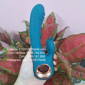 [Mã 365] Dương Vật Lilo Bọc Silicone Rung Liếm 23 Chế Độ