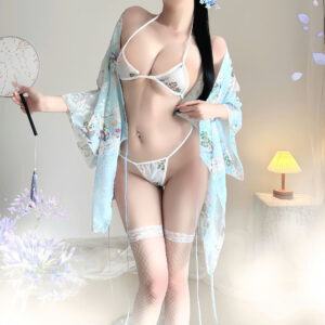 [Mã 387] Bộ váy áo choàng quyến rũ