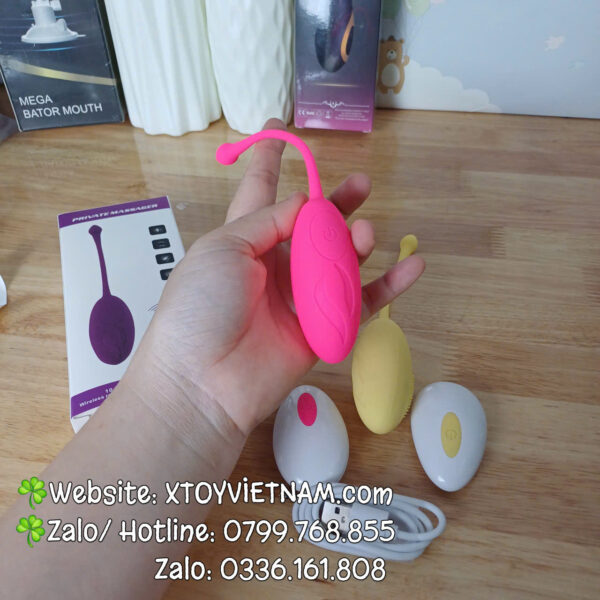 [Mã 438] Trứng Rung Bọc Silicone 30 Chế Độ Điều Khiển Từ Xa - Ảnh 2
