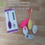 [Mã 438] Trứng Rung Bọc Silicone 30 Chế Độ Điều Khiển Từ Xa
